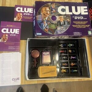 Clue DVD COMPLETE Parker Brothers 2006 Classic Detective Board Game Mystery